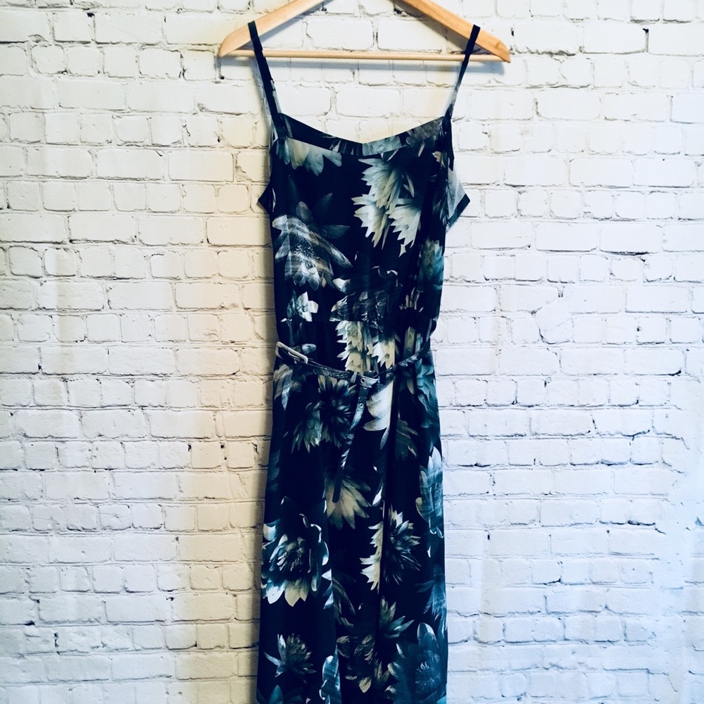 French connection high low floral dress